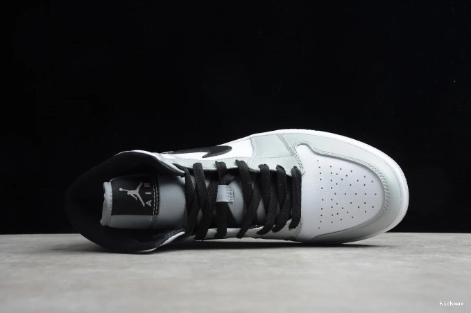 Rep MAX Smoke Mid 554724-092 AIR Grey Jordan 1 Light 0713